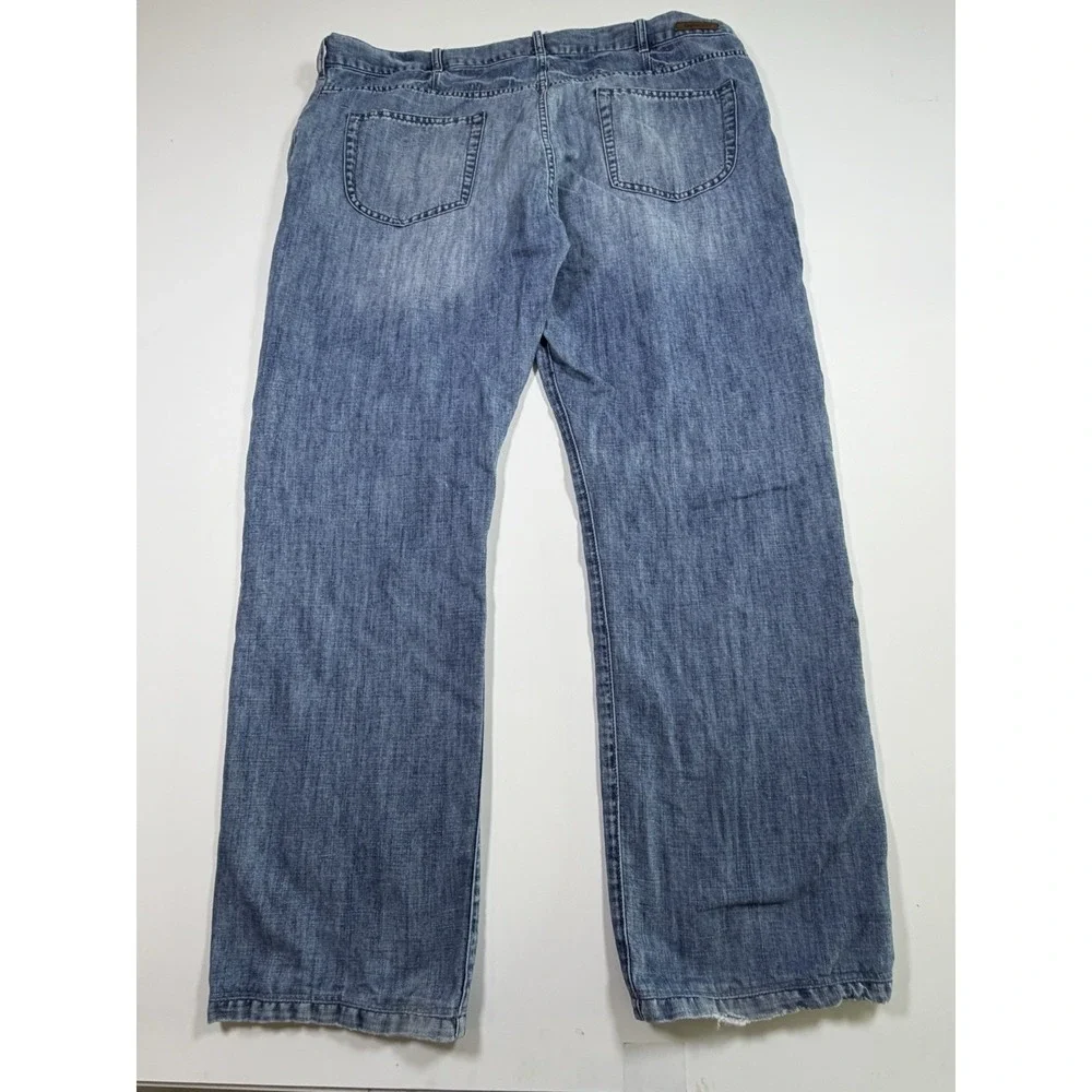 Zegna Sport Jeans Mens  Blue Straight 5 Pocket Denim Project 307 Size 42in